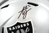 Ashton Jeanty Autographed Las Vegas Raiders F/S Speed Helmet - Beckett W Holo
