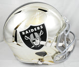 Ashton Jeanty Autographed Raiders F/S Chrome Speed Helmet - Beckett W Hologram