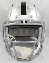 Ashton Jeanty Autographed Raiders F/S Chrome Speed Helmet - Beckett W Hologram