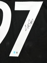 Cameron Heyward Autographed Black Pro Style Jersey - Beckett W Hologram *Black