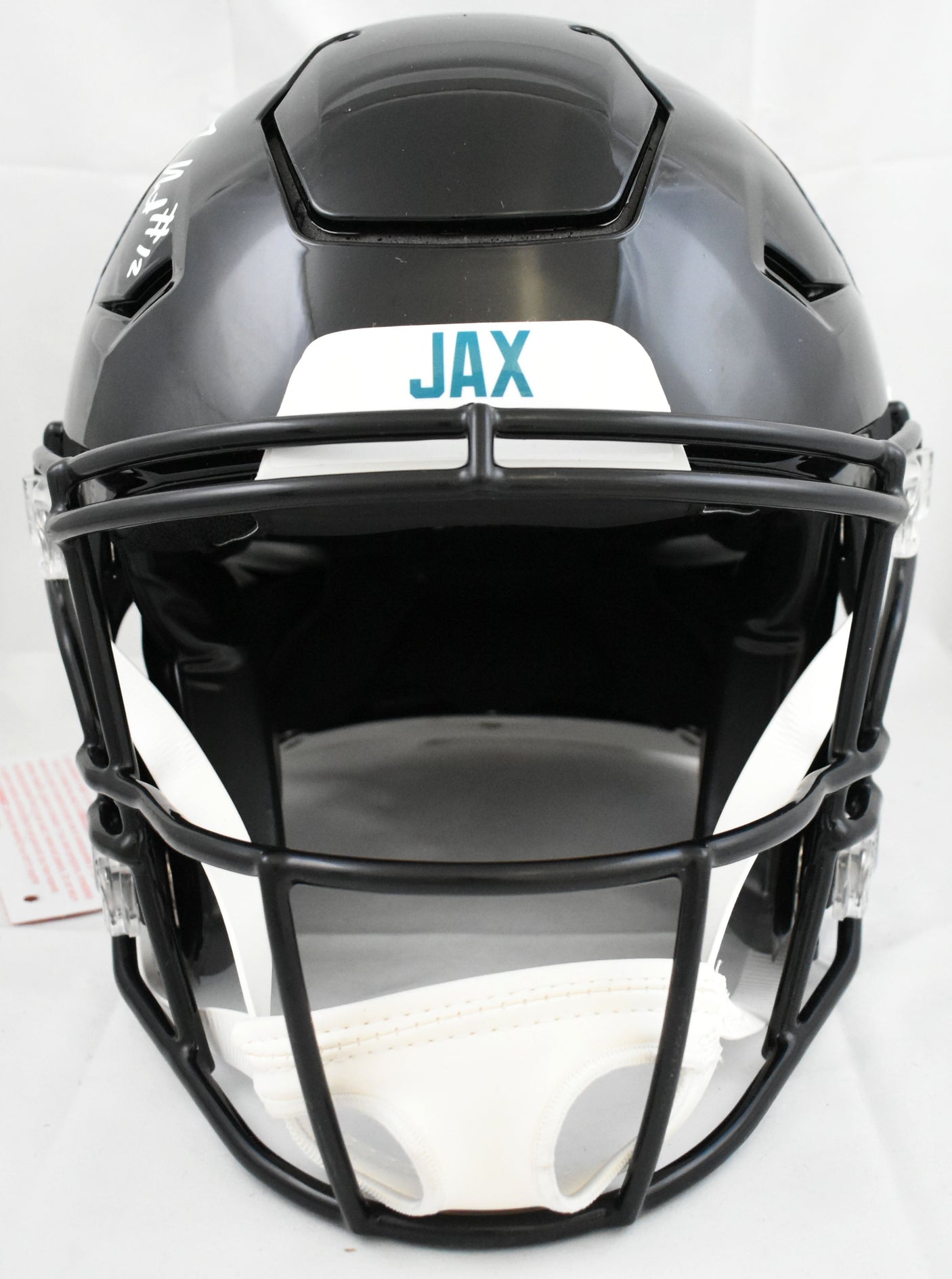 Travis Hunter Autographed Jacksonville Jaguars F/S SpeedFlex Helmet- Beckett W