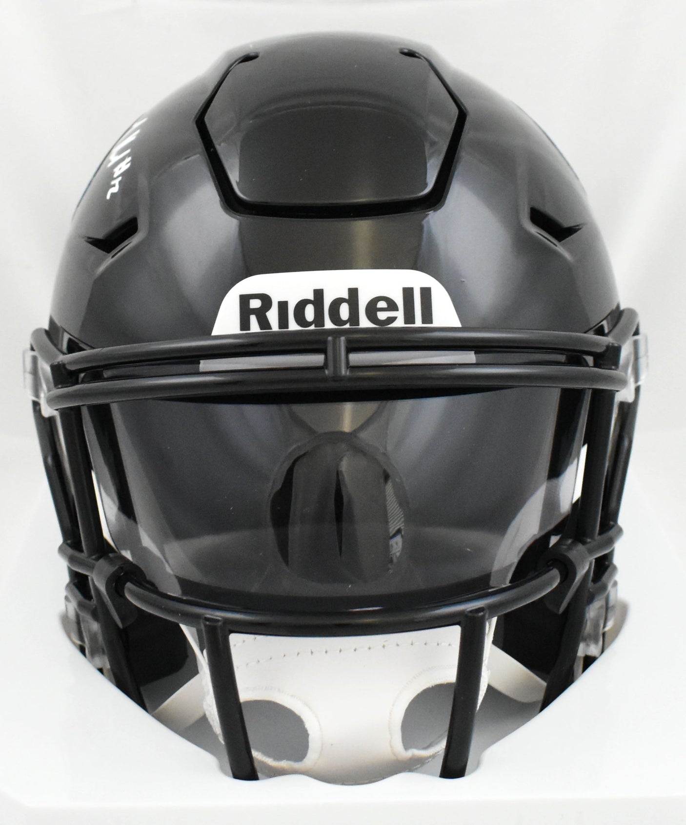 Travis Hunter Signed Jaguars Mid-Size SpeedFlex Helmet - Beckett W Holo *White