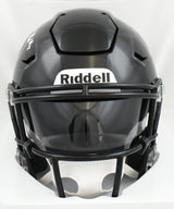 Travis Hunter Signed Jaguars Mid-Size SpeedFlex Helmet - Beckett W Holo *White