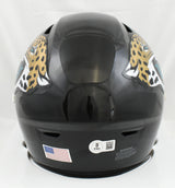 Travis Hunter Signed Jaguars Mid-Size SpeedFlex Helmet - Beckett W Holo *White
