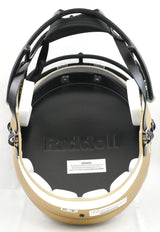 Travis Hunter Autographed Colorado Buffaloes F/S Speed Helmet- Beckett W Holo