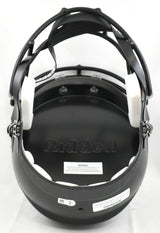 Travis Hunter Signed Colorado Buffaloes F/S Black Speed Helmet- Beckett W Holo