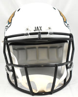 Travis Hunter Signed Jacksonville Jaguars F/S Alt 2024 Speed Helmet- Beckett W