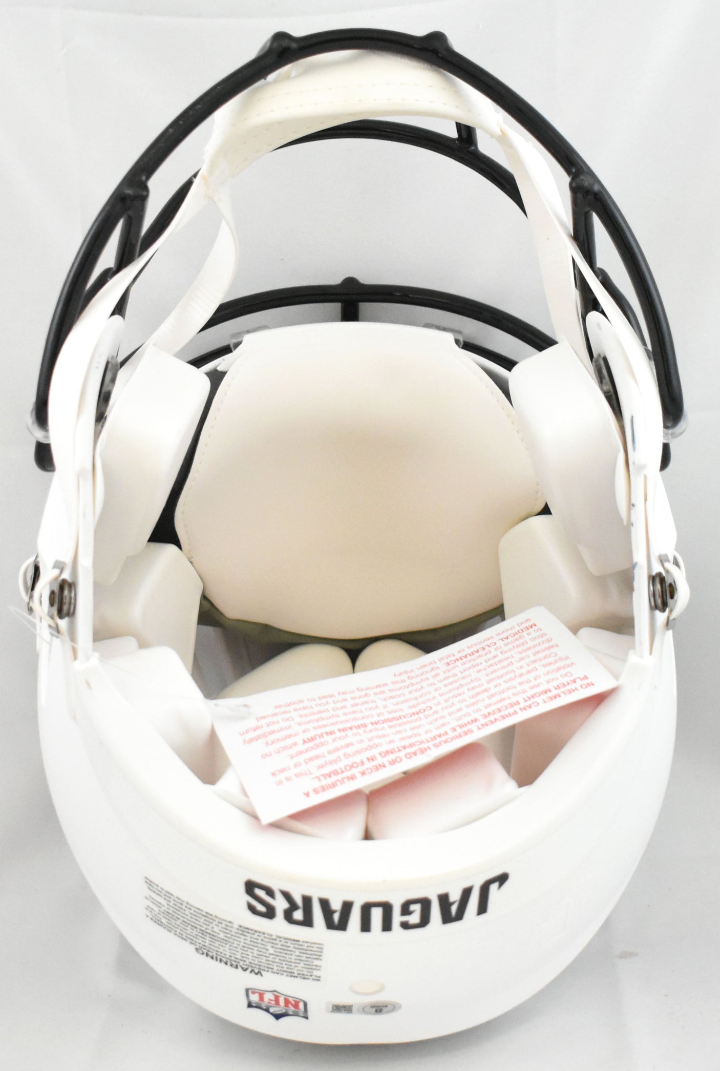 Travis Hunter Autographed Jaguars F/S Alt Speed Authentic Helmet- Beckett W Holo