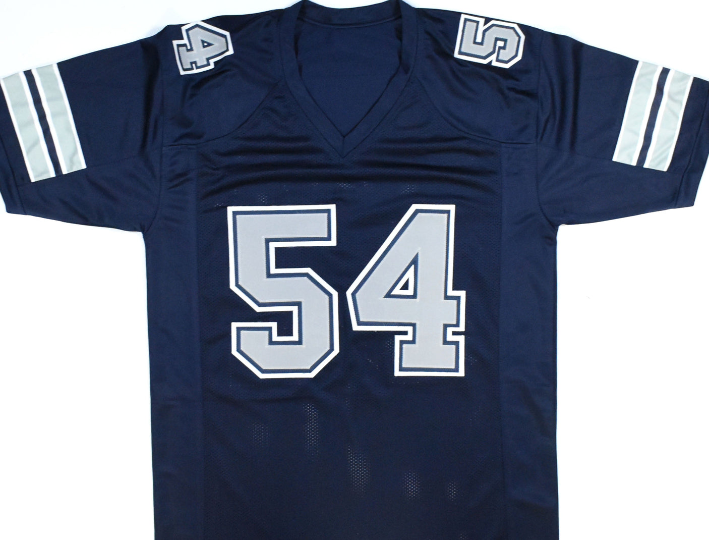 Randy White Autographed Blue Pro Style Jersey w/HOF - Beckett W Hologram *Black