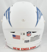 Rob Gronkowski Signed Patriots F/S Rivalries SpeedFlex Helmet- Beckett W Holo