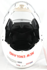 Rob Gronkowski Signed Patriots F/S Rivalries SpeedFlex Helmet- Beckett W Holo