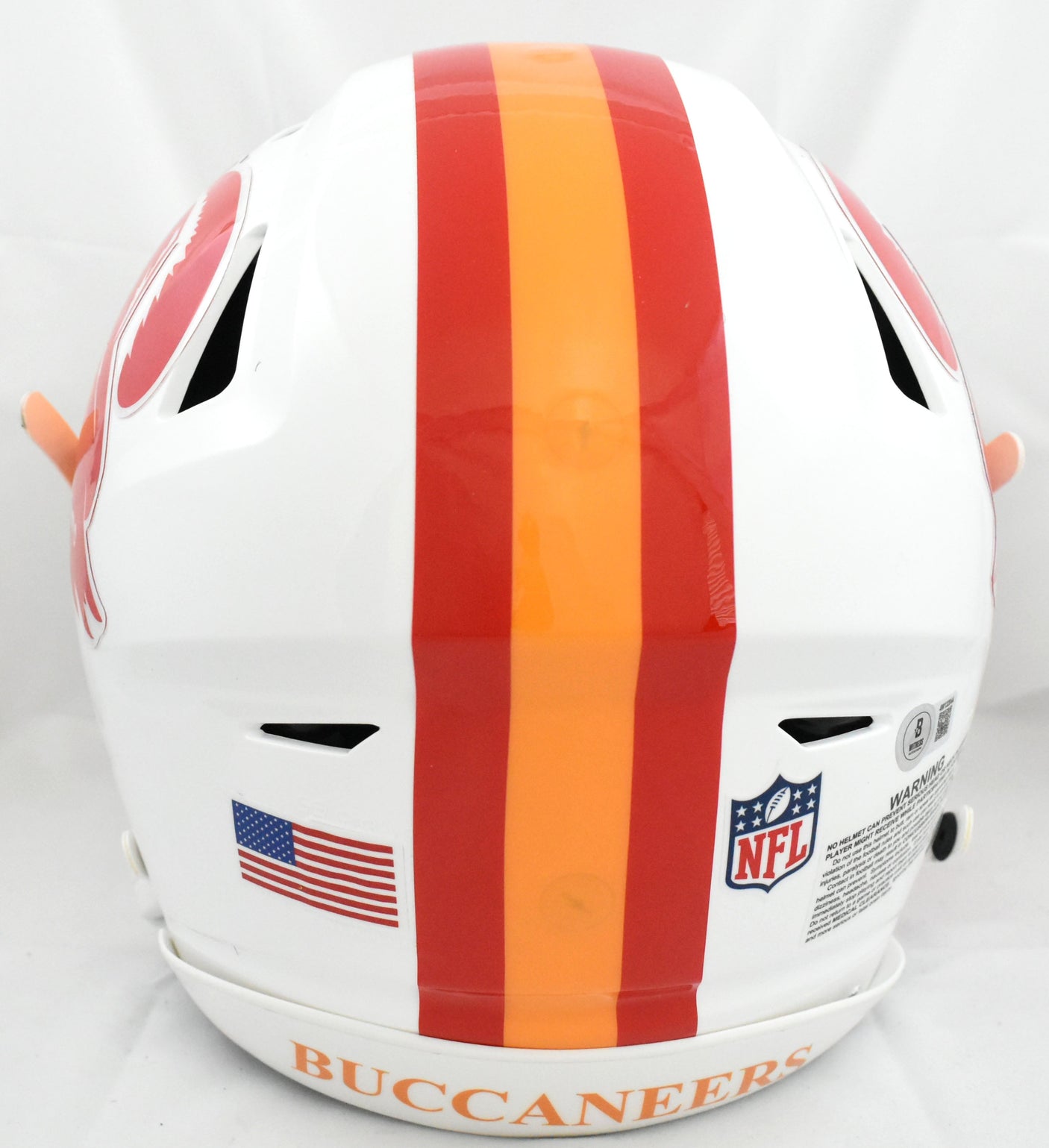 Mike Alstott Autographed Buccaneers F/S 76-96 SpeedFlex Helmet - Beckett W Holo