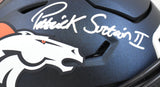 Patrick Surtain II Autographed Broncos Mid-Size SpeedFlex Helmet- Beckett W Holo