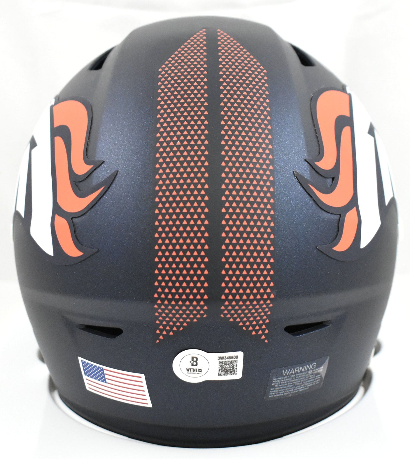 Patrick Surtain II Autographed Broncos Mid-Size SpeedFlex Helmet- Beckett W Holo