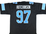 Aidan Hutchinson Autographed Black Pro Style Jersey - Beckett W Hologram *Black