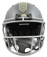 Adrian Peterson Signed Minnesota Vikings F/S Salute 25 Speed Helmet - Beckett W