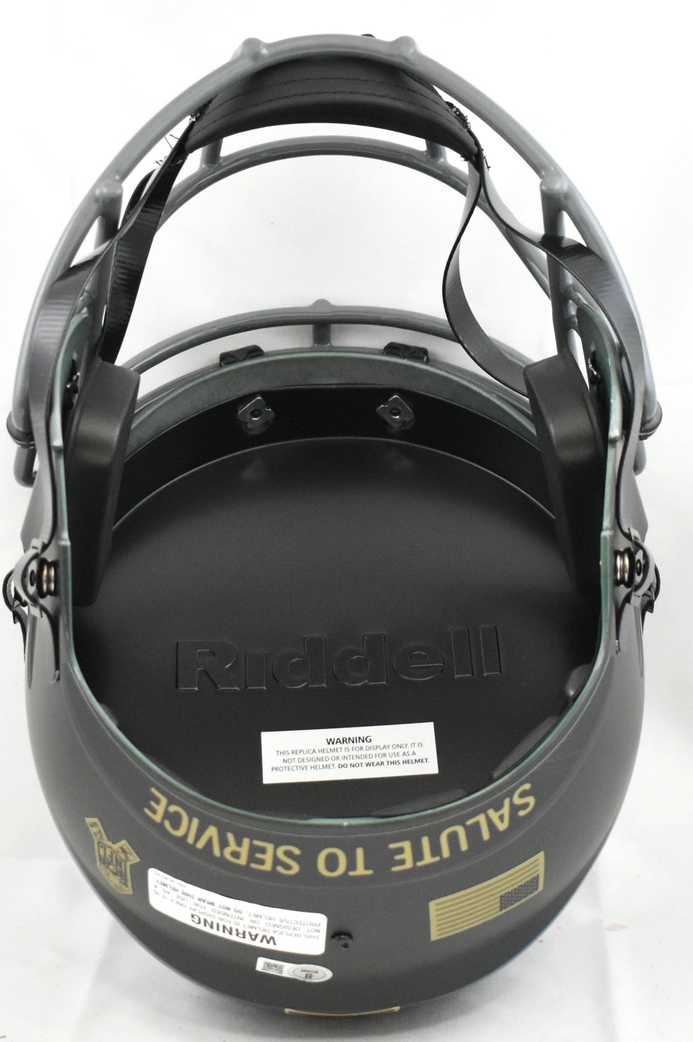 Lawrence Taylor Signed New York Giants F/S Salute 2025 Speed Helmet - Beckett W