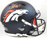 Terrell Davis Signed Denver Broncos F/S Speed Authentic Helmet - Beckett W Holo
