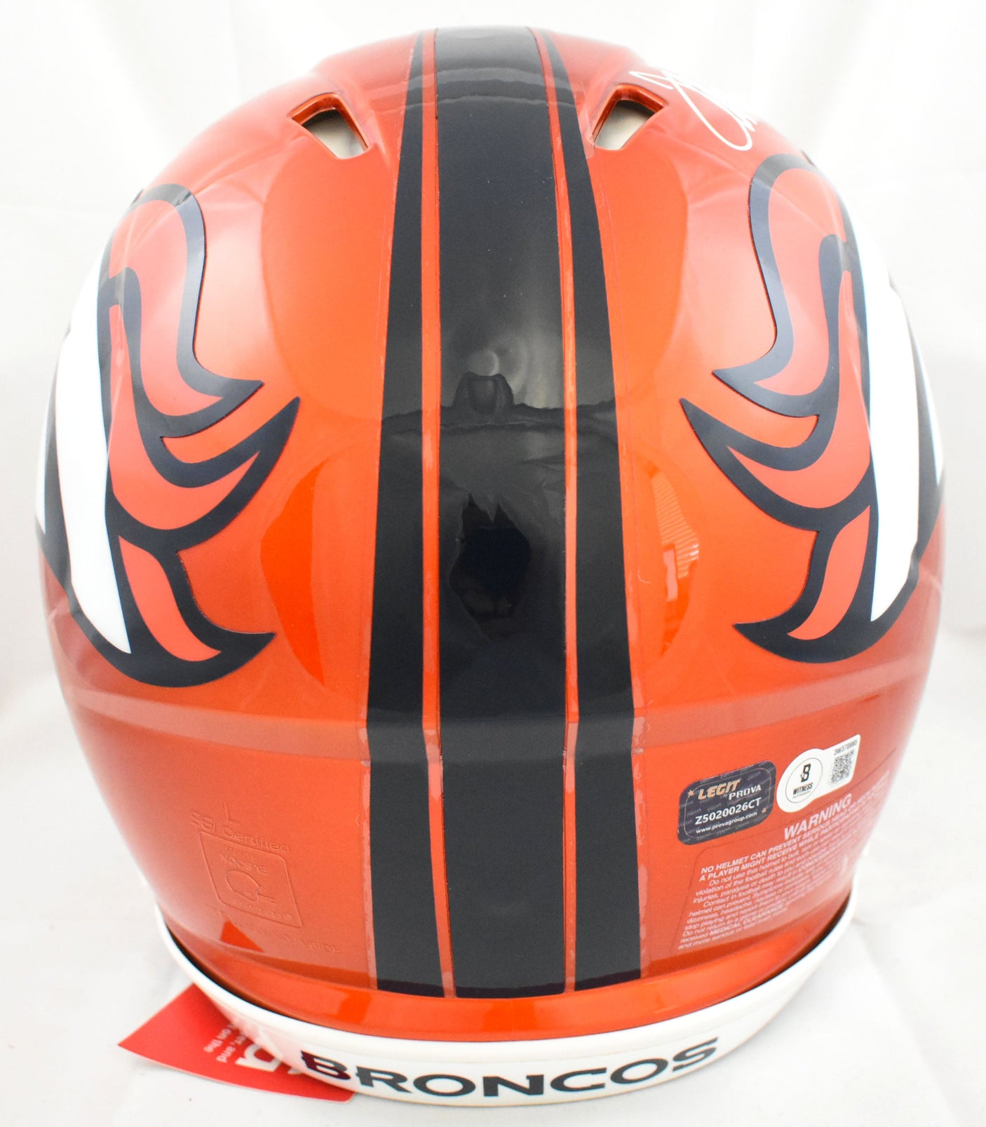 Terrell Davis Signed Denver Broncos F/S Flash Authentic Helmet - Beckett W Holo