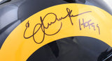 Eric Dickerson Signed Rams F/S 81-99 Speed Authentic Helmet HOF - Beckett W Holo