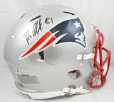 Rob Gronkowski Signed New England Patriots F/S Speed Authentic Helmet- Beckett W