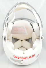 Rob Gronkowski Signed Patriots F/S Rivalries 25 Speed Authentic Helmet Beckett W