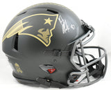 Rob Gronkowski Signed Patriots F/S Salute 25 Speed Authentic Helmet - Beckett W