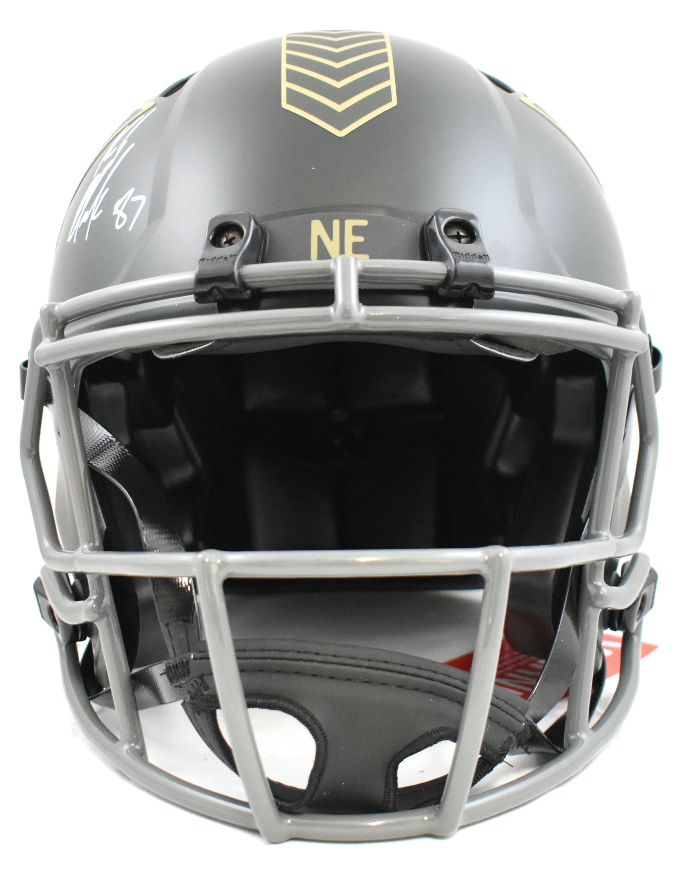 Rob Gronkowski Signed Patriots F/S Salute 25 Speed Authentic Helmet - Beckett W