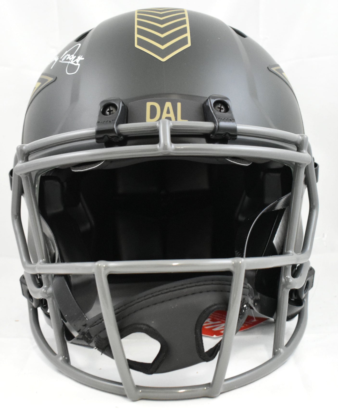 Tony Dorsett Signed Cowboys F/S Salute 25 Speed Authentic Helmet- Beckett W Holo