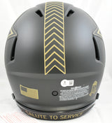 Tony Dorsett Signed Cowboys F/S Salute 25 Speed Authentic Helmet- Beckett W Holo