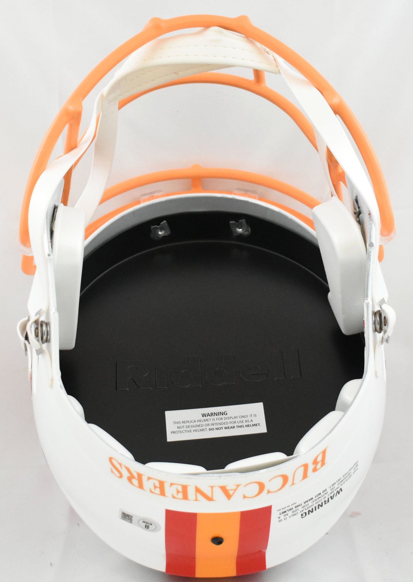 Mike Alstott Signed Tampa Bay Buccaneers F/S 76-96 Speed Helmet- Beckett W Holo