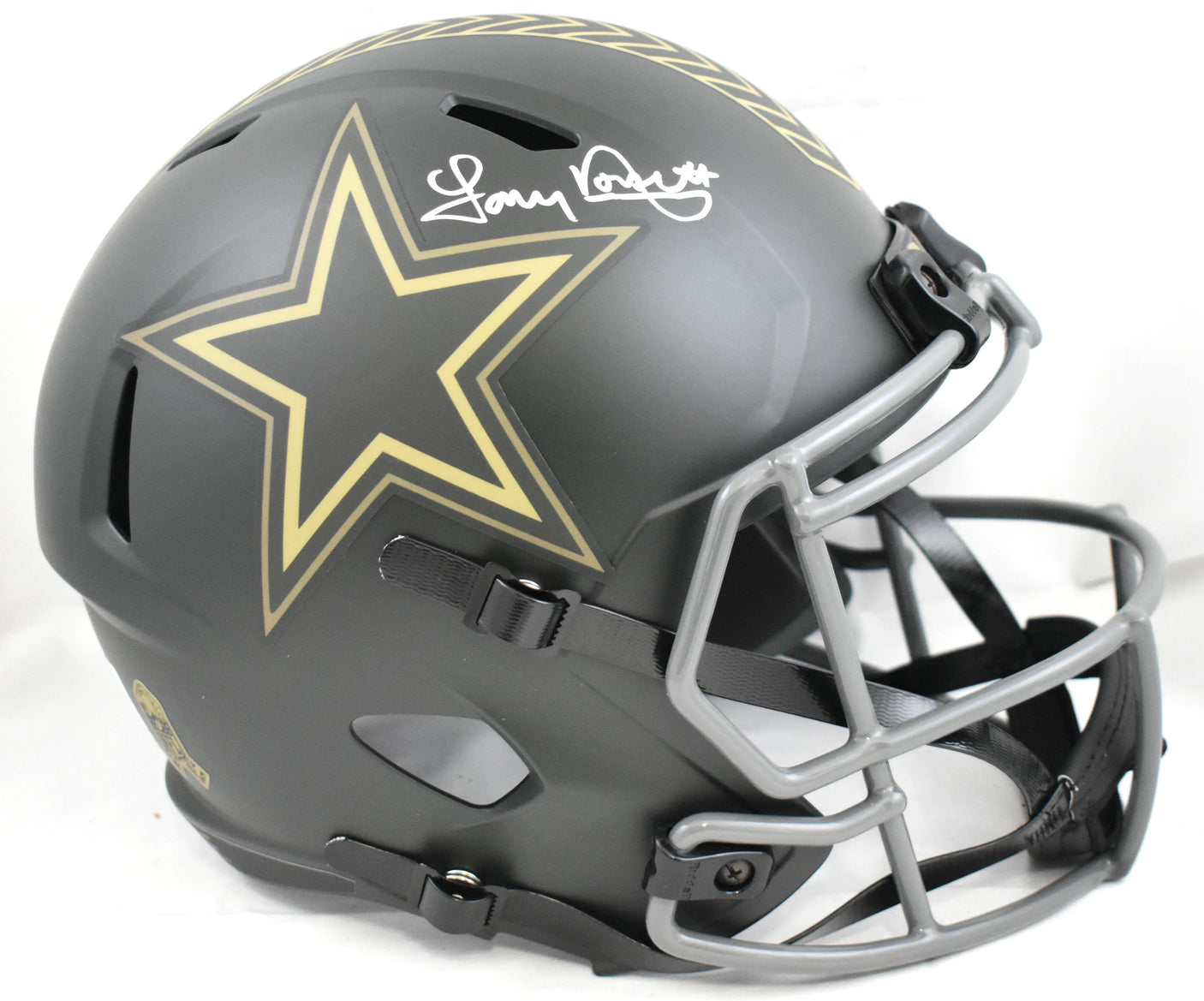 Tony Dorsett Signed Cowboys F/S Salute 2025 Speed Helmet- Beckett W Holo