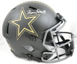 Tony Dorsett Signed Cowboys F/S Salute 2025 Speed Helmet- Beckett W Holo