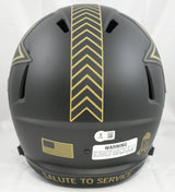 Tony Dorsett Signed Cowboys F/S Salute 2025 Speed Helmet- Beckett W Holo