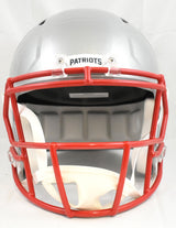 Ty Law Autographed New England Patriots F/S Speed Helmet HOF - Beckett W Holo