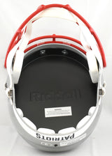 Ty Law Autographed New England Patriots F/S Speed Helmet HOF - Beckett W Holo