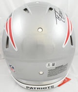 Ty Law Signed New England Patriots F/S Speed Authentic Helmet HOF Beckett W Holo