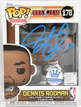 Dennis Rodman Autographed Detroit Pistons Funko Pop #178 - Beckett W Hologram