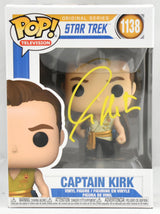 William Shatner Autographed Star Trek Capt. Kirk Funko Pop #1138- Beckett W Holo