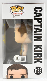 William Shatner Autographed Star Trek Capt. Kirk Funko Pop #1138- Beckett W Holo