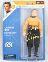 William Shatner Autographed Star Trek 8" Action Figure - Beckett W Holo *Yellow