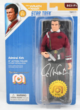William Shatner Autographed Star Trek 8" Action Figure - Beckett W Holo *White