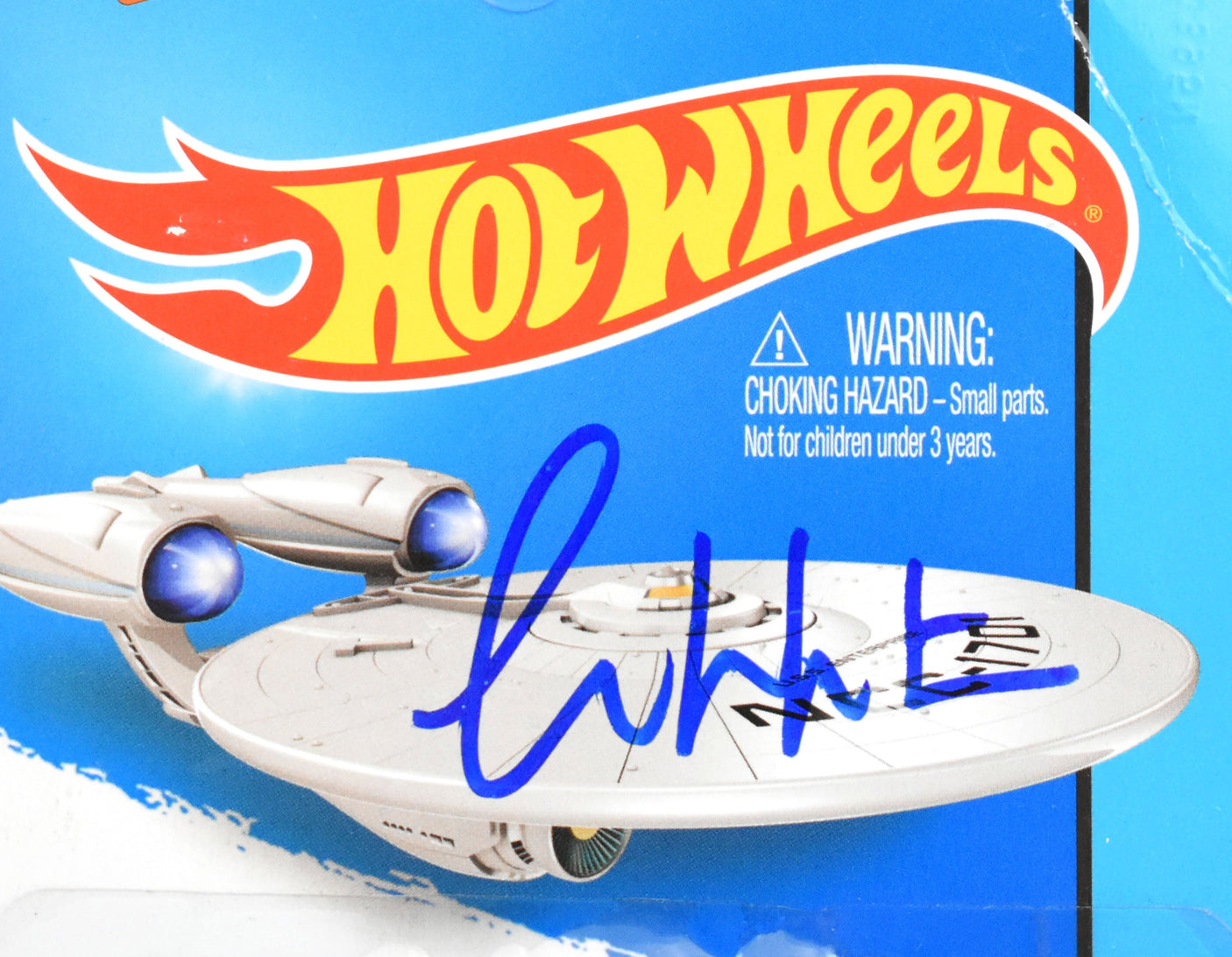 William Shatner Autographed Star Trek Hot Wheels USS Enterprise - Beckett W Holo