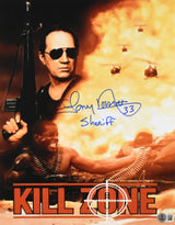 Tony Dorsett Autographed Kill Zone 11x14 Movie Photo - Beckett W Hologram