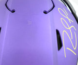 Randy Moss Autographed Vikings Mid-Size SpeedFlex Helmet - Beckett W *Damage