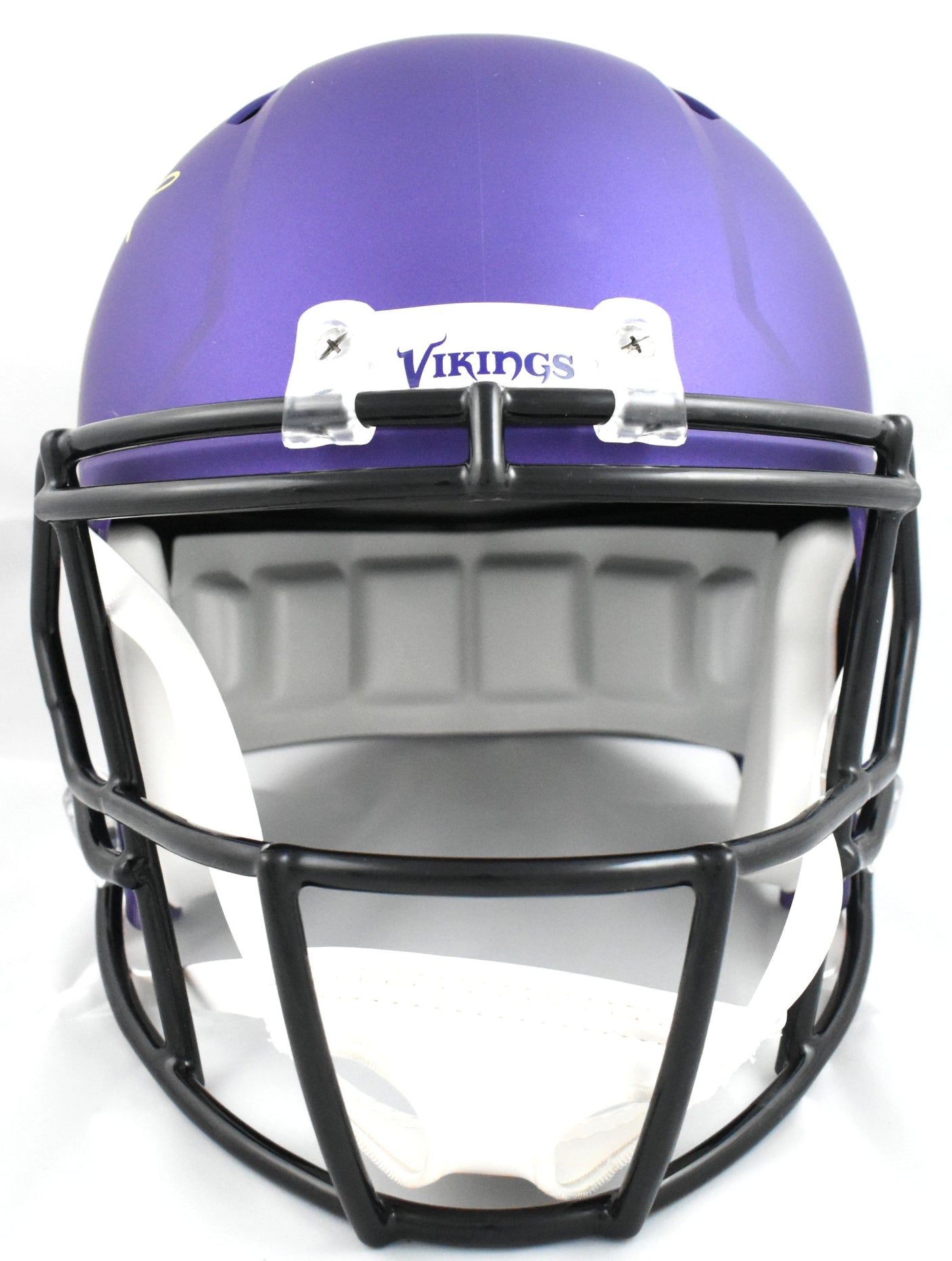 Randy Moss Autographed Minnesota Vikings F/S Speed Helmet Beckett W Holo *Yellow