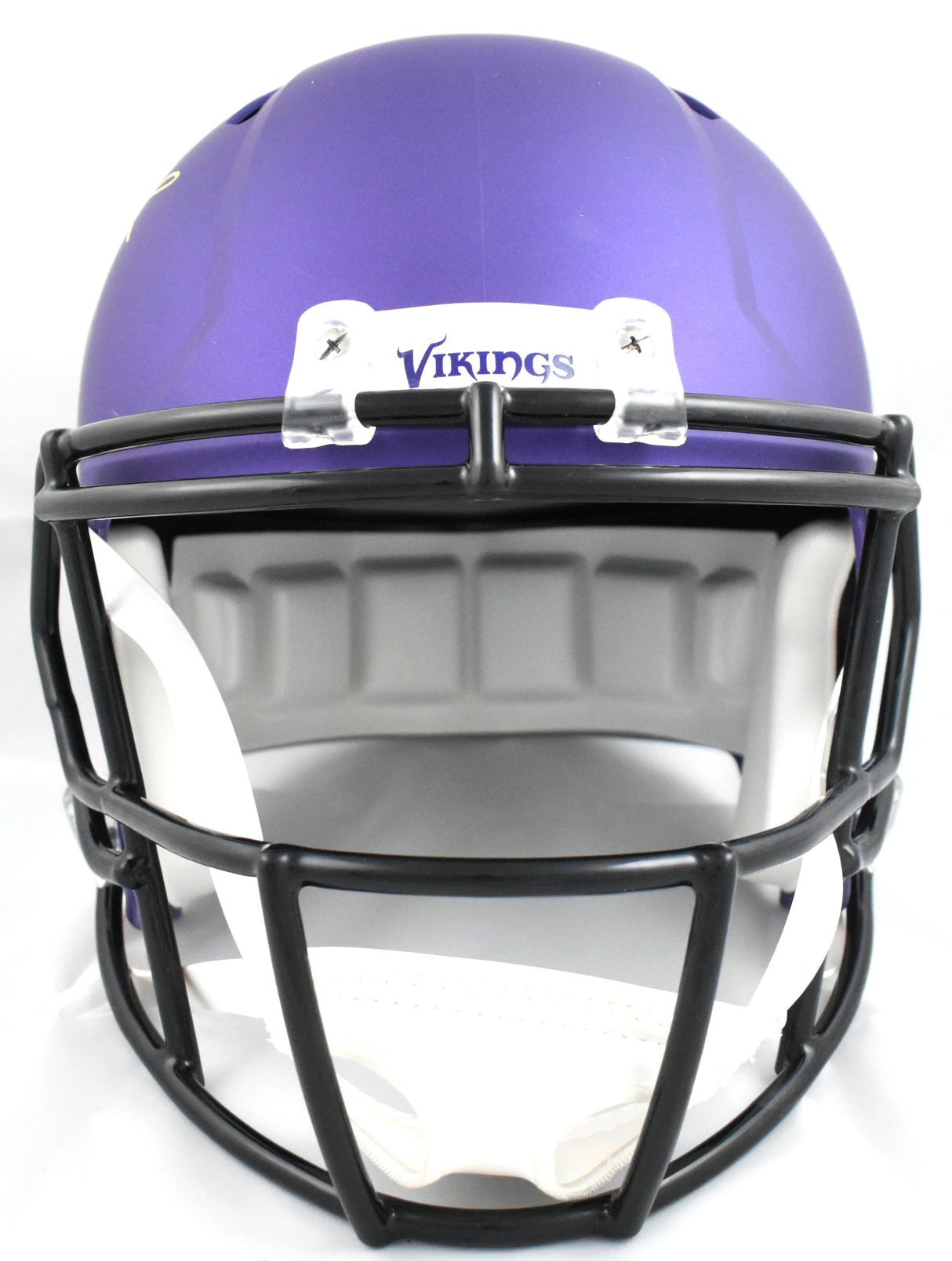 Randy Moss Autographed Minnesota Vikings F/S Speed Helmet Beckett W Holo *Yellow