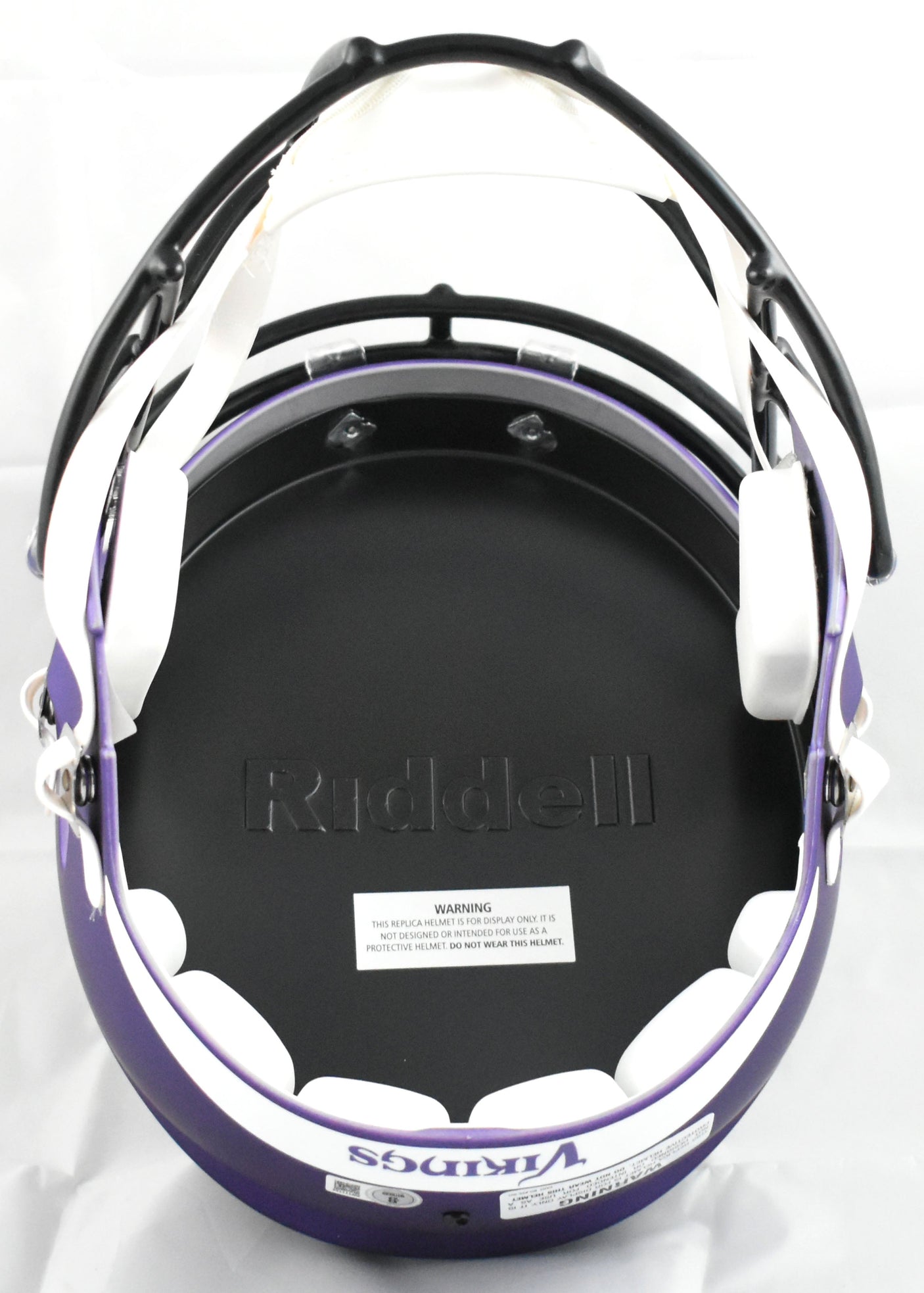 Randy Moss Autographed Minnesota Vikings F/S Speed Helmet Beckett W Holo *Yellow