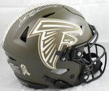 Deion Sanders Autographed Atlanta Falcons F/S Salute SpeedFlex Helmet- Beckett W