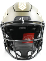 Deion Sanders Autographed Atlanta Falcons F/S Salute SpeedFlex Helmet- Beckett W